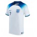 Camiseta Inglaterra Jack Grealish #7 Primera Equipación Mundial 2022 manga corta